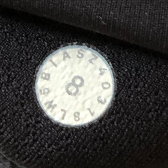 Lululemon Get Going Train Tight *28" Size 8 Heathered Black / Smoky Blush - Picture 9 of 10